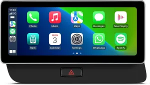 10.25-inch Car Stereo Touchscreen for Audi Q5 2009-2017 with Audi Multimedia System, Android Auto Wireless CarPlay Bluetooth Upgrade Factory Radio Replacement (10.25" Multimedia)