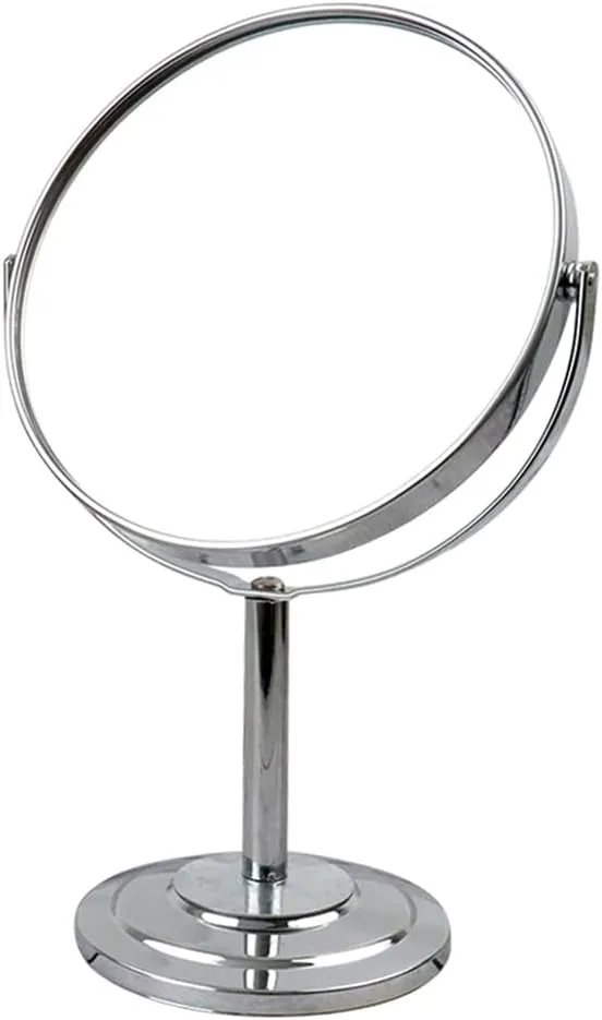 1pc Desktop Vanity Mirror Tabletop Vanity Mirror Women Vanity Mirror 360 Swivel Cosmetic Mirror Double Sided Vanity Mirror Desktop Makeup Mirror Women Makeup Mirror