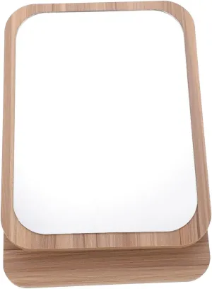 1pc Vanity Mirror Vintage Mirror Desktop Mirror Makeup Vanities Desk Vanity Shaving Mirror Cosmetic Standing M