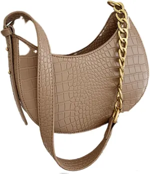 1pcs Shoulder Bag Retro Classic Purse Clutch Shoulder Tote Hand Bag with Zipper Closure for Women