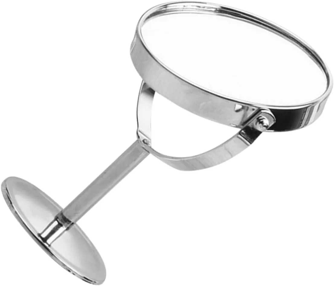 2 Pcs 4 4 Inch Round Double-Sided Makeup Mirror Light Makeup Mirrors for Women Magnification Perfect for Bedroom Bathroom Desktop Present for Friends Family