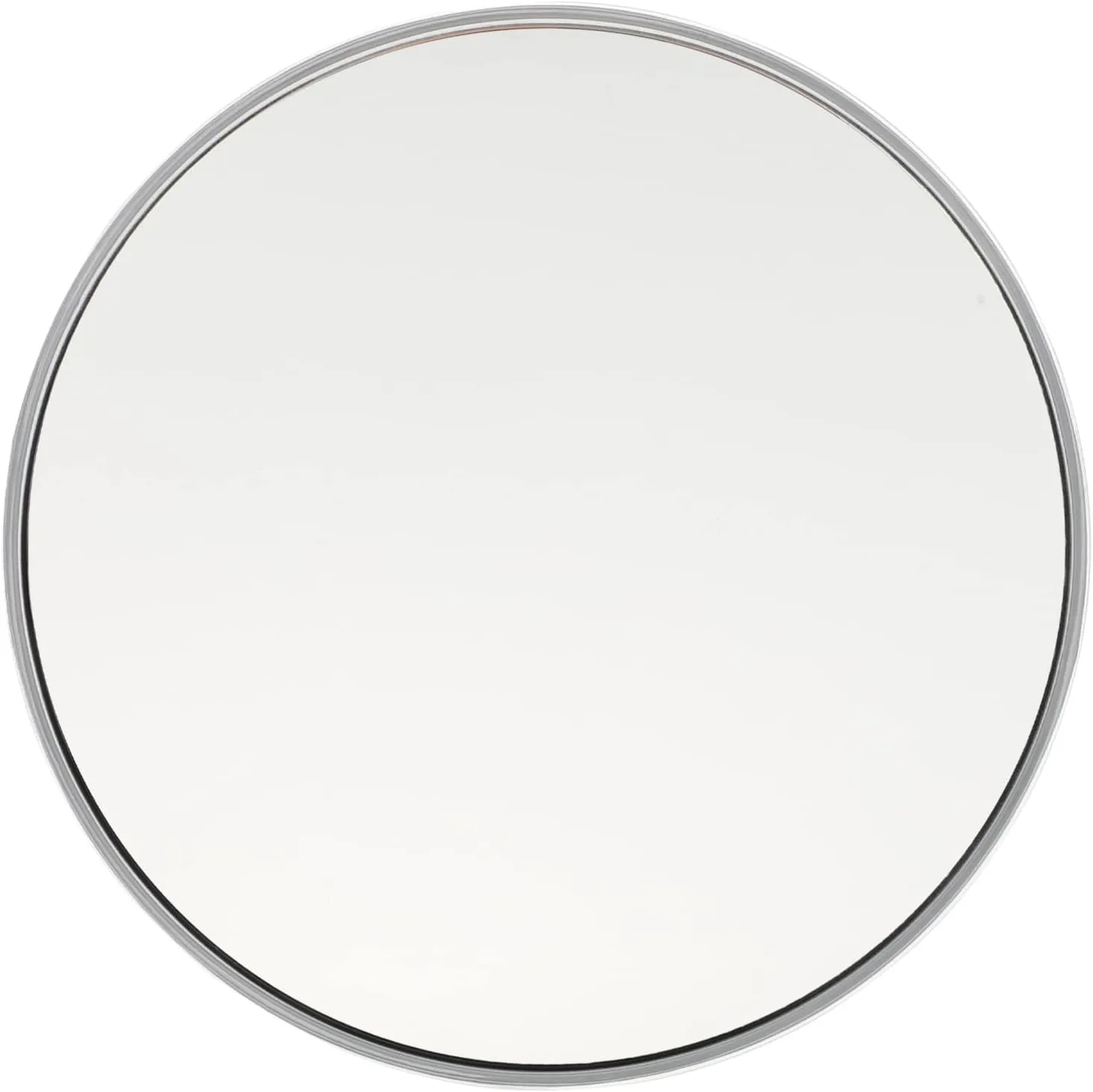 20x Magnifying Mirror, Suction Cup Mirror Makeup Mirror with Suction Cups Round Mirror Supplies for Bathroom Bedroom Suction Vanity Mirror Vanity Makeup Magnifying Mirror (Silver)