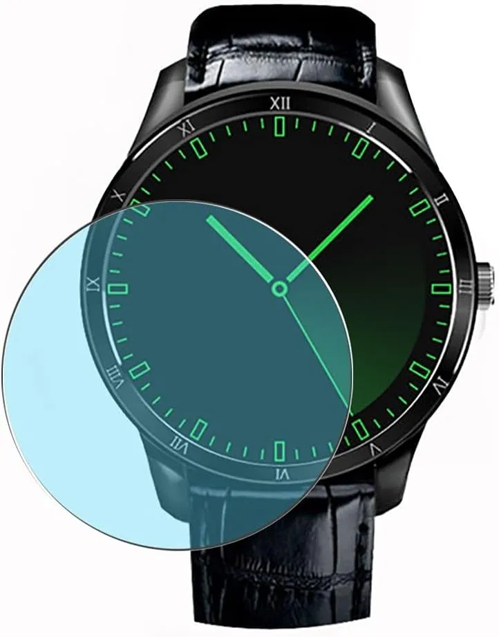 [3 Pack] Synvy Anti Blue Light Screen Protector, compatible with FINOW Q5 Smartwatch smart watch Guard Skin [ Not Tempered Glass Protectors ]