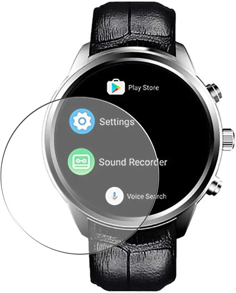 [3 Pack] Synvy Screen Protector Film, compatible with FINOW X5 AIR Smartwatch smart watch Guard Skin [ Not Tempered Glass Protectors ]