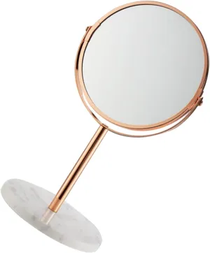 360 Swivel Makeup Mirror 2X Magnification Tabletop Vanity Mirror Magnifying Mirror for Braiding Desktop Mirror for Women