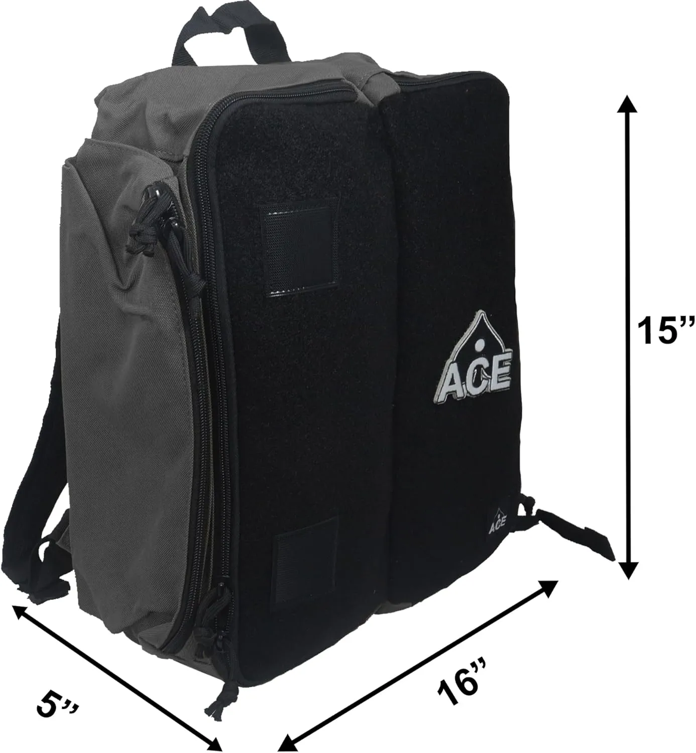 ACE PRO Cornhole Backpack with ACE Patch - Holds Up to Six Cornhole Bag Sets (Up to 24 Bags)