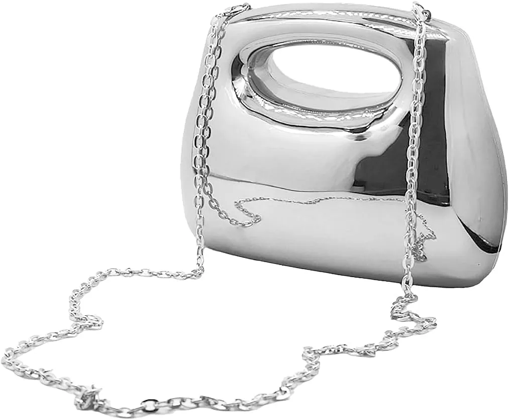 Acrylic Clutch Bag for Women Glitter Marble Purse Elegant Evening Handbag Wedding Party Chain Shoulder Bag