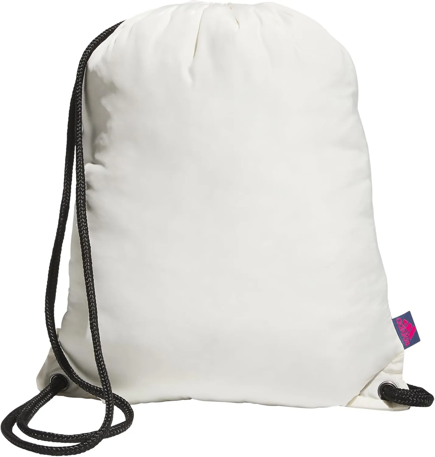 adidas Ready Sackpack, Off White/Pulse Magenta Pink/Preloved Ink Blue, One Size