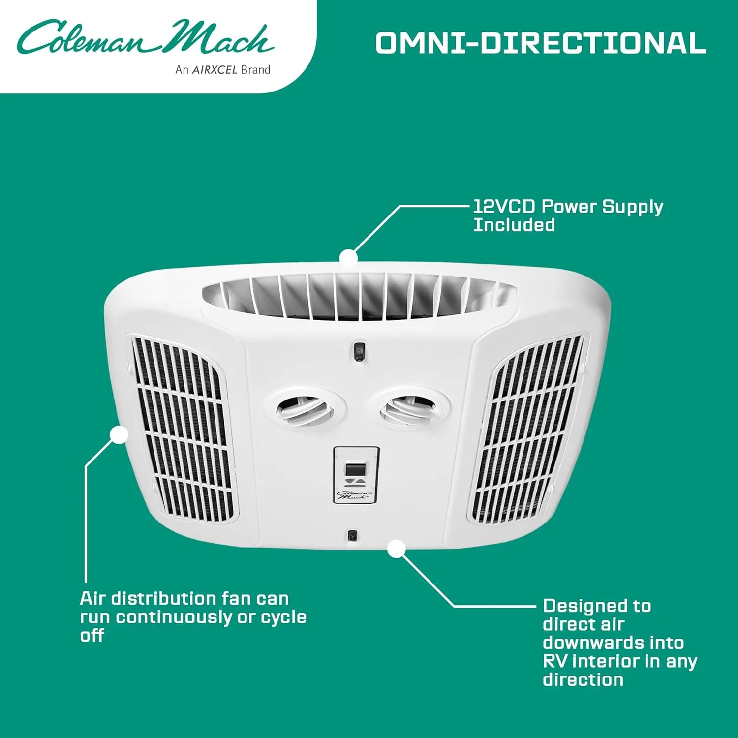 Airxcel 81-0980 ADB Manual Bluetooth Heat Ready