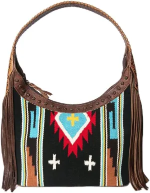 American Darling Hobo Hair On Genuine Leather women bag western handbag purse
