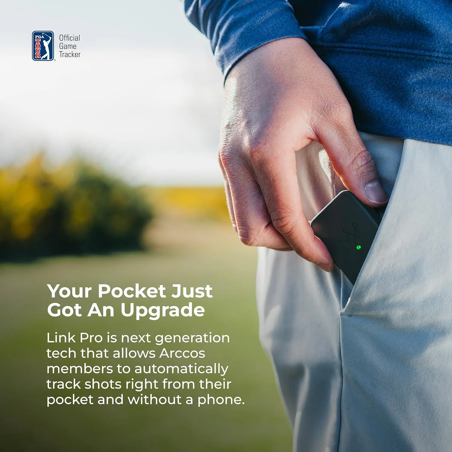 Arccos Link: Track Your Golf Game Without Your Phone, Compatible with Arccos Smart Sensors & Arccos Smart Grips