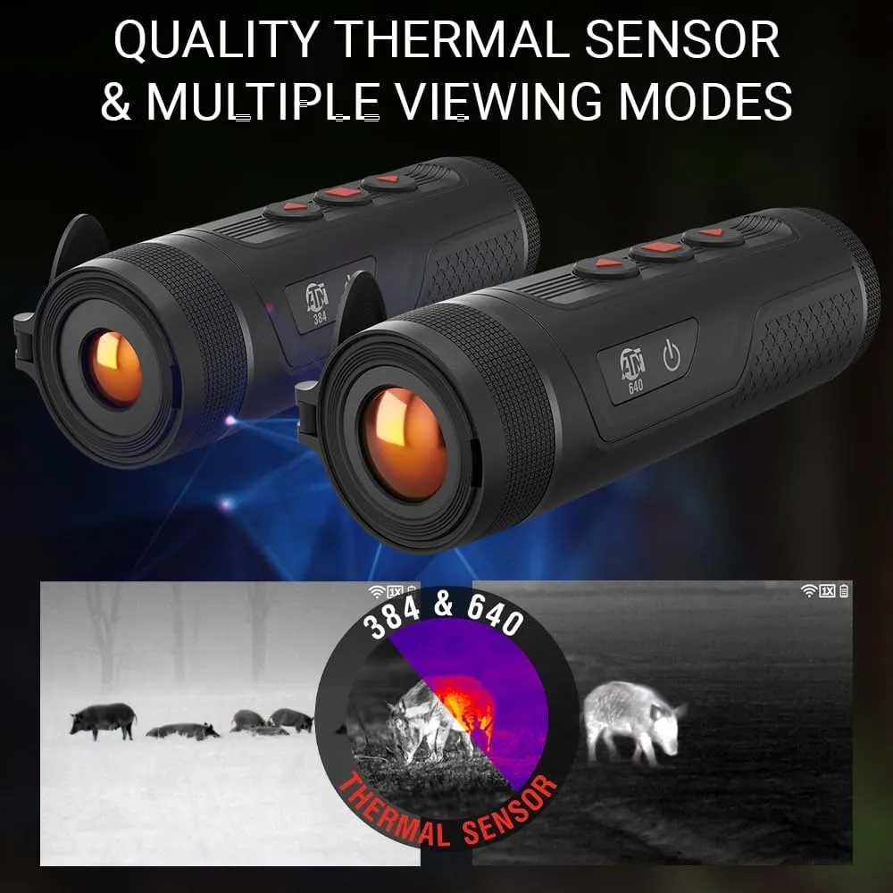 ATN BlazeTrek-625 Thermal Imaging Monocular 12 Micron, 640x512 <25 NETD, 50 Hz