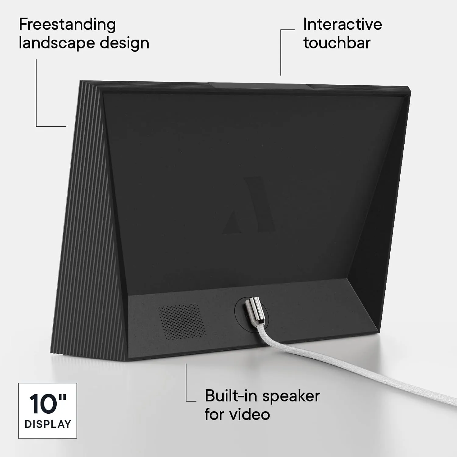 Aura Digital Picture Frame - 10.1" HD Mat Display | Wirecutter's Best Digital Frame for Gifting - Send Photos Directly from Your Phone from Anywhere | Quick & Easy Setup Over WiFi - Free App | Black