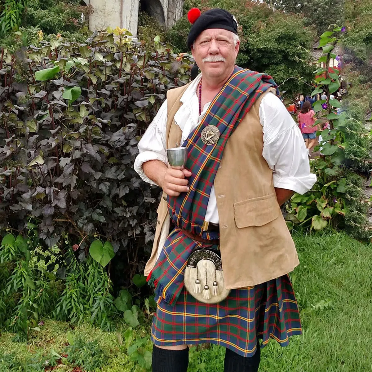 Authentic Wool-Blend Ancient Kilt - Traditional Pleat Each Time You Wear It - Adjustable and Versatile. (MacLaren Modern)