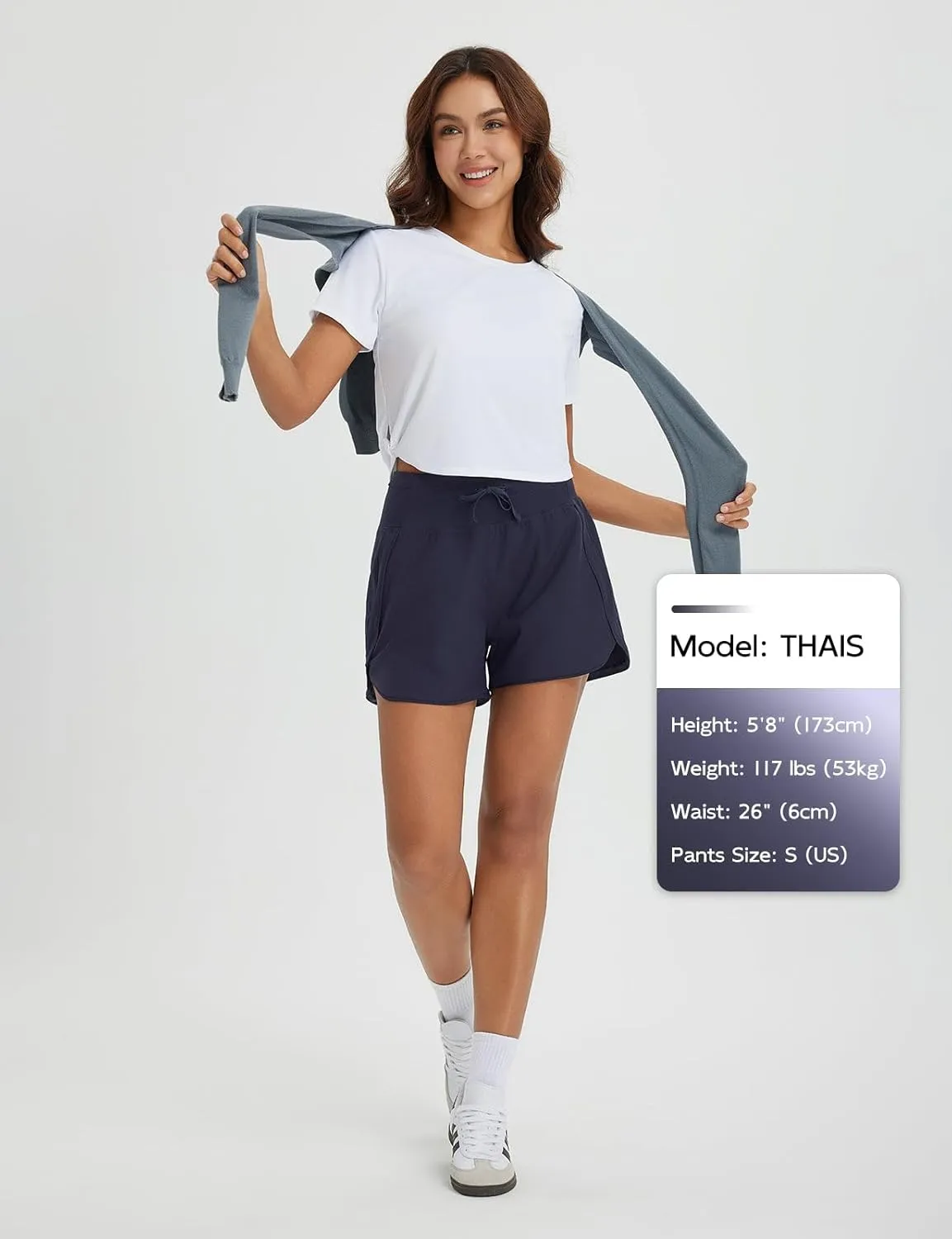 baleaf Women's 3" Athletic Shorts High Waist Running Workout Shorts with Zipper Pockets Gym Sports Quick Dry UPF 50 