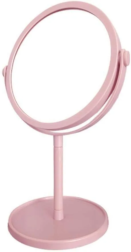 Beauty Student Mirrors Double Sided Princess Dorm Room Household Multifunction Mirrors Non Slip Base Design Creative Makeup Mirrors