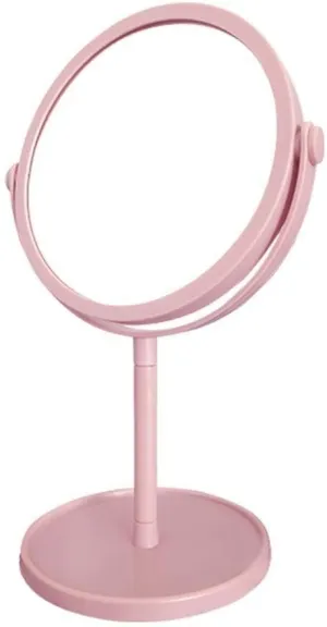 Beauty Student Mirrors Double Sided Princess Dorm Room Household Multifunction Mirrors Non Slip Base Design Creative Makeup Mirrors