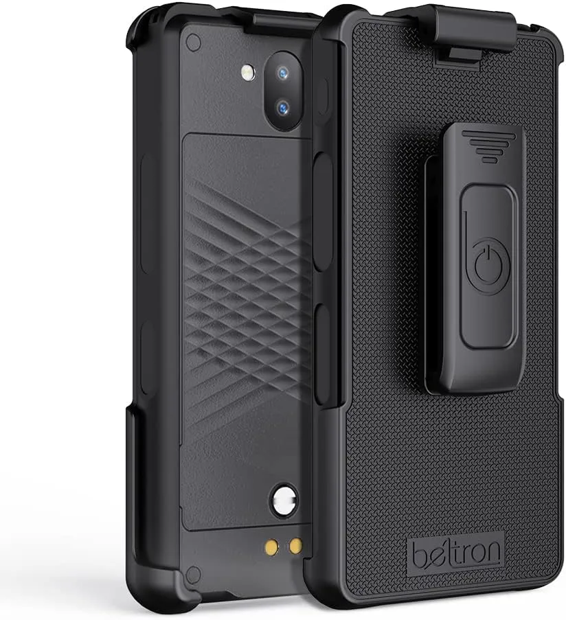 BELTRON Sonim XP10 Holster, Heavy Duty Belt Clip Holder (AT&T FirstNet Verizon XP9900) Features: Secure Fit, Quick Release Latch, Durable Rotating Belt Clip (Supports 2.25" Duty Belt)