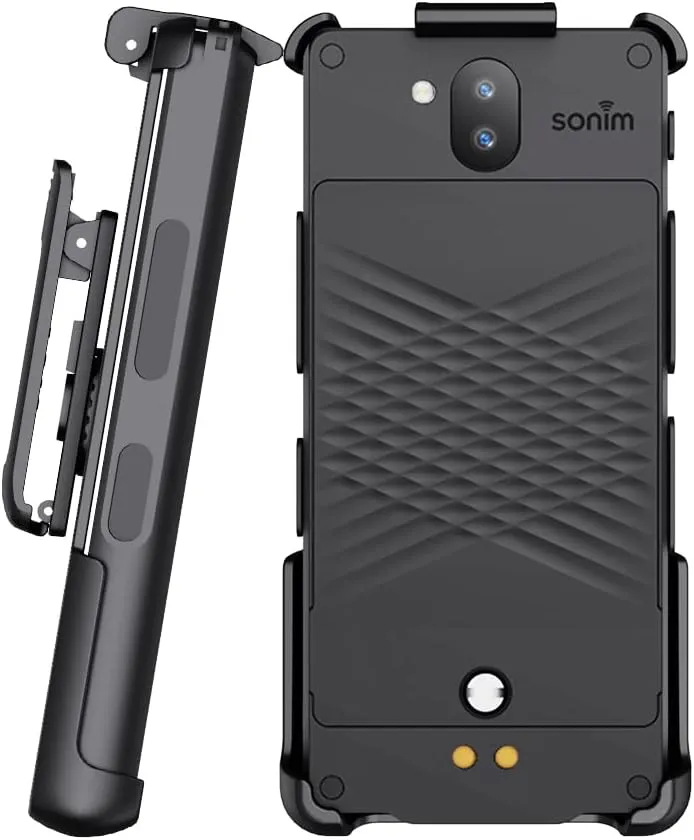BELTRON Sonim XP10 Holster, Heavy Duty Belt Clip Holder (AT&T FirstNet Verizon XP9900) Features: Secure Fit, Quick Release Latch, Durable Rotating Belt Clip (Supports 2.25" Duty Belt)