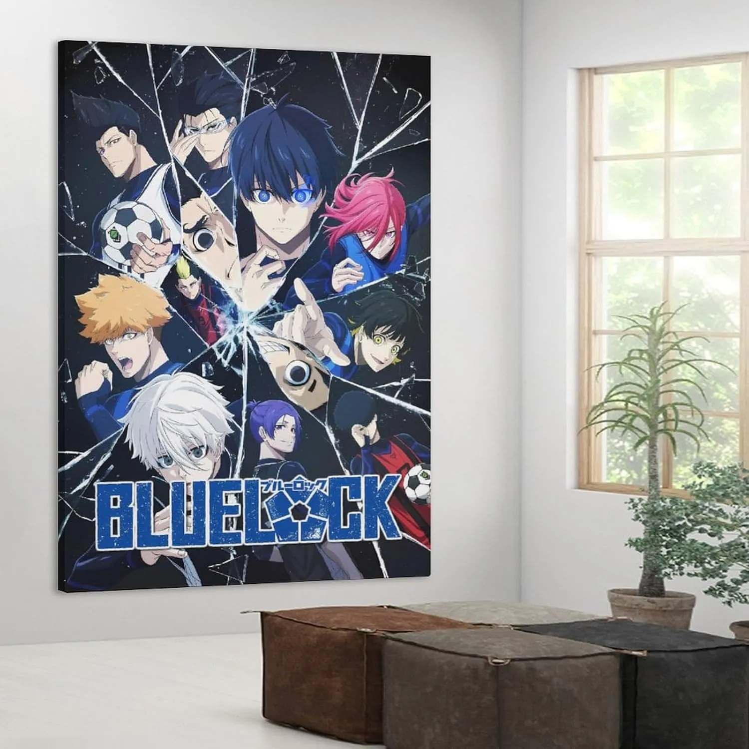 Blue L Ock Anime Poster Bedroom Decoration Sports Posters 12x18inchs(30x45cm)