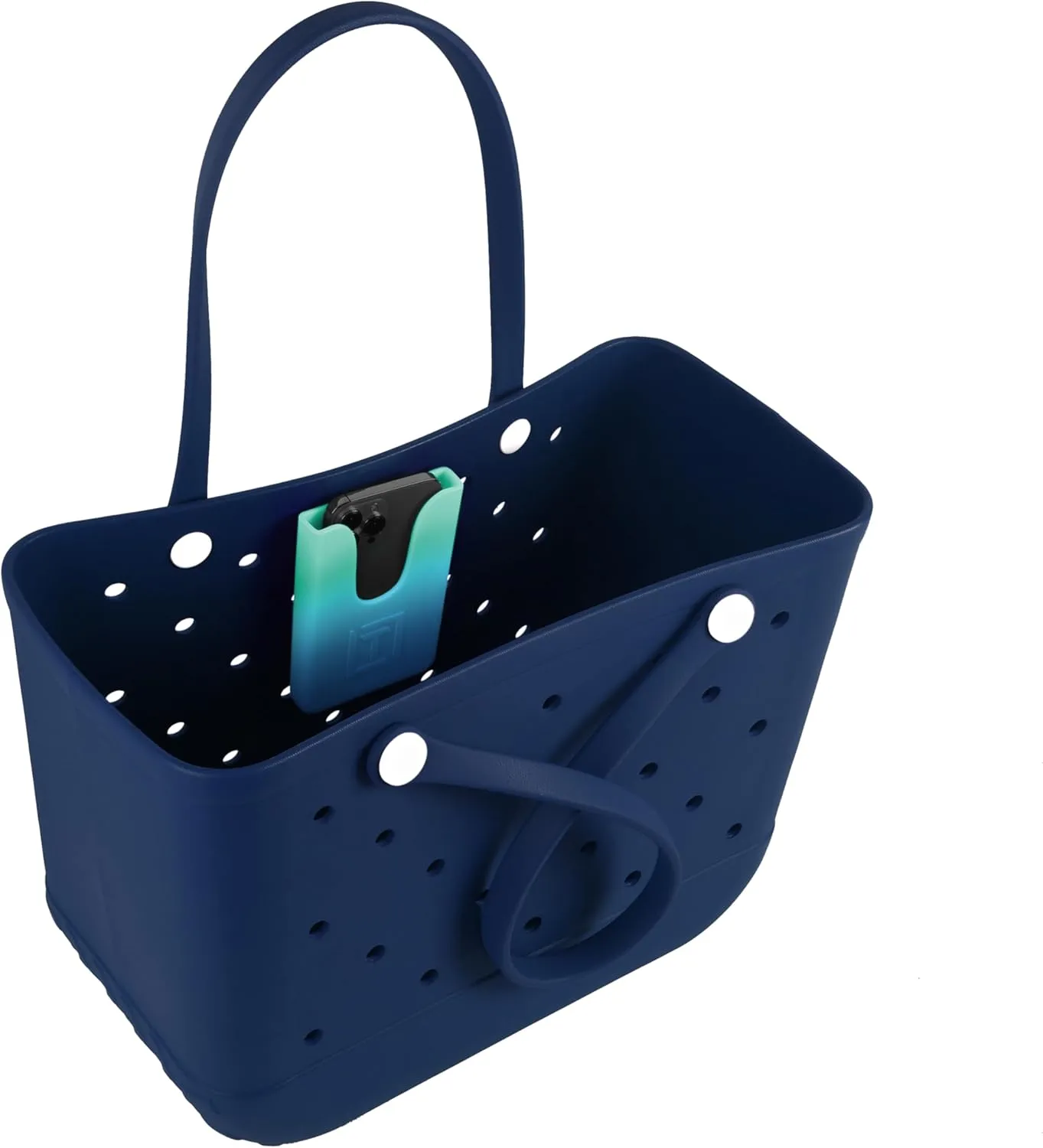 Blue Ombré Phone Holder for Bogg Bag and Simple Modern Bag - Made of Silicone and Fits All Phone Sizes