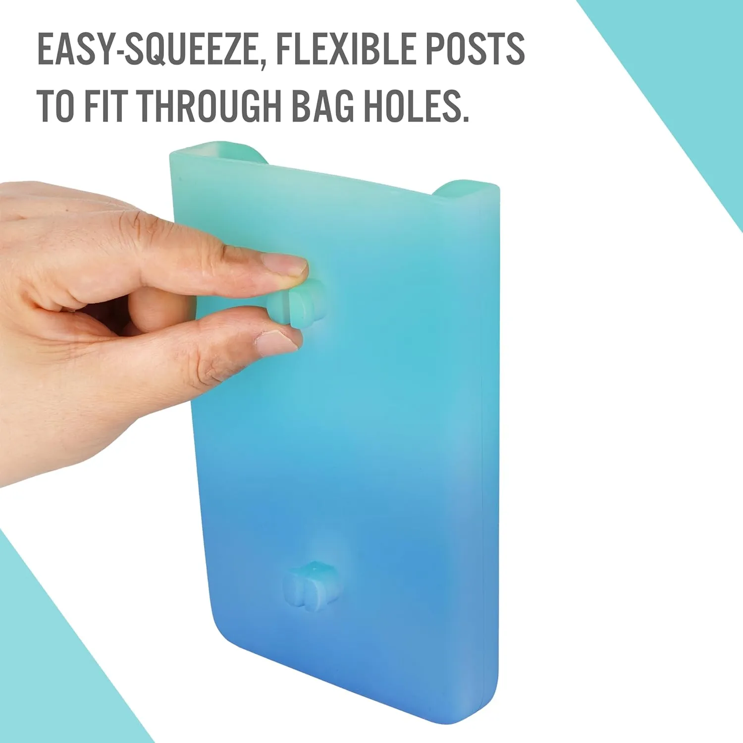 Blue Ombré Phone Holder for Bogg Bag and Simple Modern Bag - Made of Silicone and Fits All Phone Sizes
