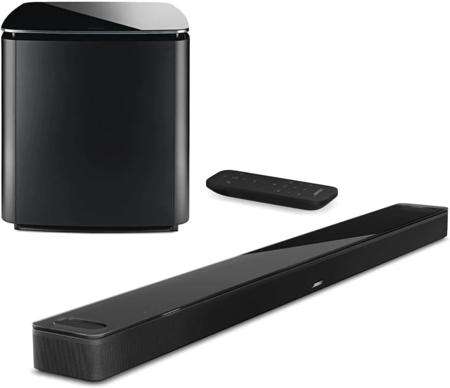 Bose Smart Ultra Dolby Atmos Soundbar Speaker Black, Bundle with Bass Module 700 Black, Home Audio Speaker TV Wireless, Bluetooth, WiFi, Alexa, Google, Voice Control (Soundbar   Bass) (2 Items)