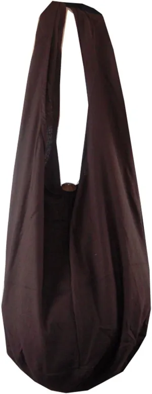 BTP! Thai Monk Buddha Cotton Sling Crossbody Messenger Bag Purse Hippie Hobo Solid Large