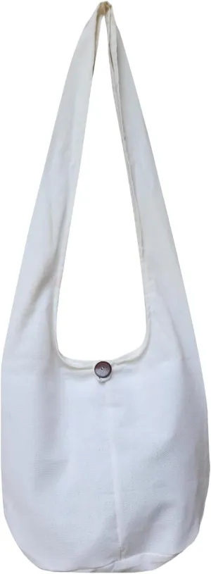 BTP! Thai Monk Buddha Cotton Sling Crossbody Messenger Bag Shlouder Purse Hippie Hobo Medium