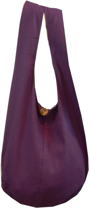 BTP! Thai Monk Buddha Cotton Sling Crossbody Messenger Bag Shlouder Purse Hippie Hobo Medium