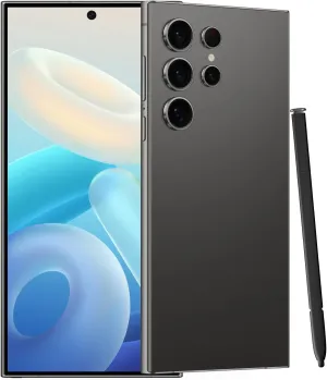 C24 Ultra 5G Smartphone, 6 256GB Unlocked Phone,48 108MP Zoom Camera，6800mAh 6.8" HD Screen Unlocked Cell Phone, 6 256GB Android13.0,Face ID/Fingerprint Lock/GPS (Black)
