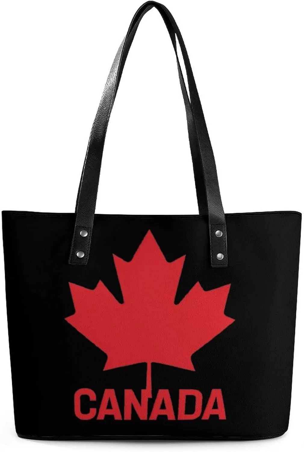 Canada Canadian Maple Leaf Purse for Women Casual Tote Bags Purses Ladies Top Handle Shoulder Handbag for Work Travel