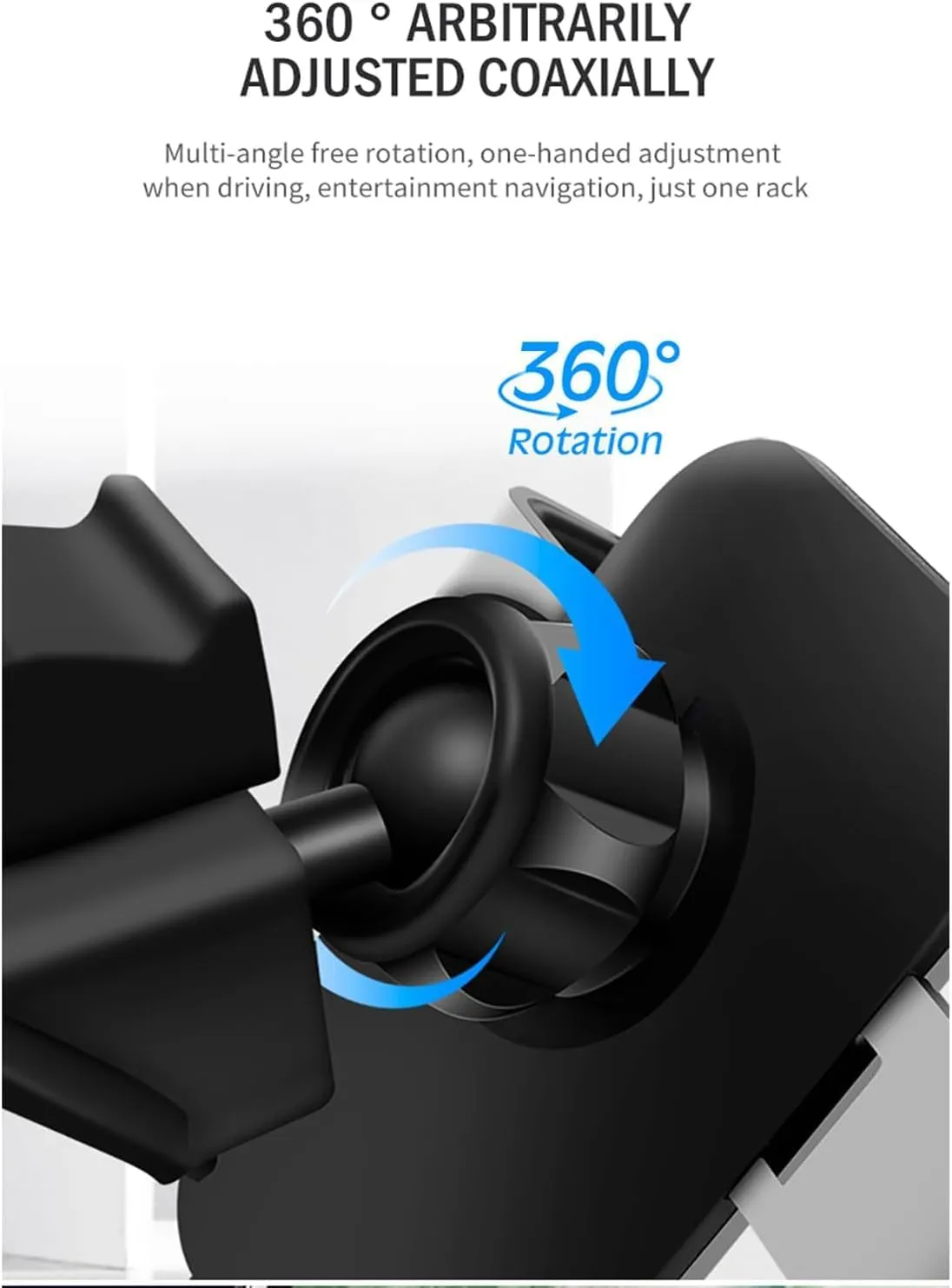 Car Phone Holder for Buick Excelle 2015-2020,ABS Car Phone Mount Cradle Air Vent Car Phone Mount Ultra Stable Hook Clip 360° Rotation for 4.0''-7.0'' Smartphones Car Accessories,Red