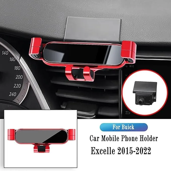 Car Phone Holder for Buick Excelle GT 2015-2022,ABS Car Phone Mount Cradle Air Vent Car Phone Mount Ultra Stable Hook Clip 360° Rotation for 4.0''-7.0'' Smartphones Car Accessories,Black