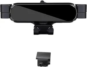 Car Phone Holder for Buick Excelle GT 2015-2022,ABS Car Phone Mount Cradle Air Vent Car Phone Mount Ultra Stable Hook Clip 360° Rotation for 4.0''-7.0'' Smartphones Car Accessories,Black