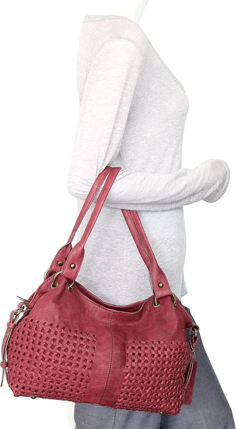 Caroline Leather Satchel