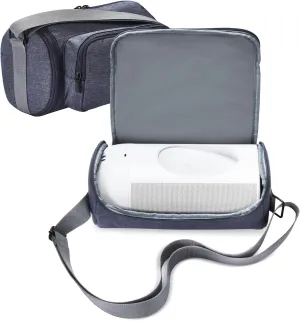 Case for Sonos Move/Move 2 Smart Speaker,for Bose SoundLink Max Portable Speaker,Travel Bag Carrying Cover for Sonos Move/Move 2 Charging Base,Cable(Blue)