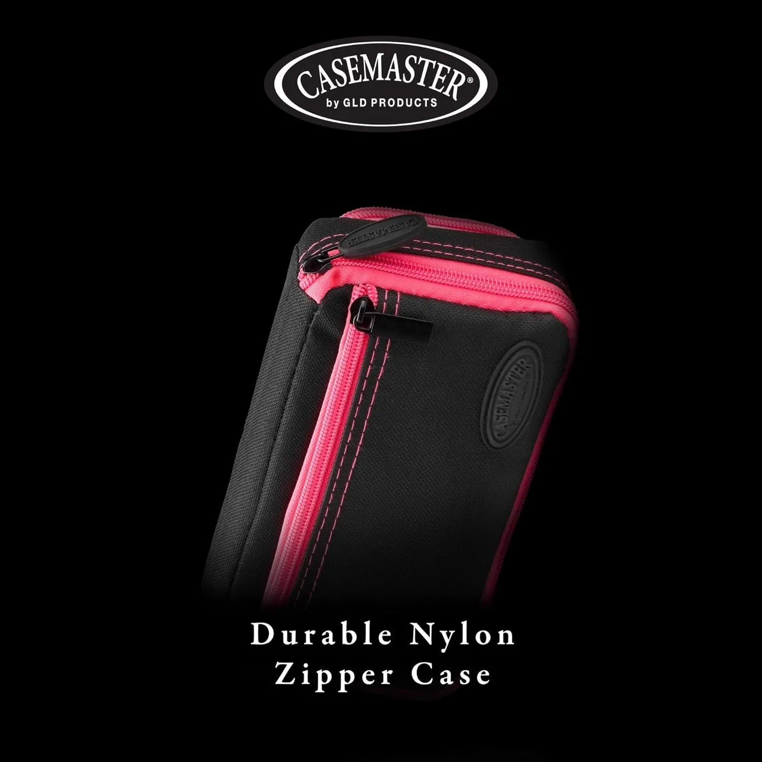 Casemaster Plazma Plus, 3 Dart Case for Soft and Steel Tip Darts Features Large Front Mobile Device Pocket, Built-in Storage Tube and Pockets for Flights, Tips, Shafts, and Personal Items