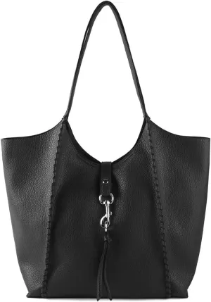 Casual Zipper Tote Bag for Women Soft PU Leather Hobo Bag Slouchy Shoulder Purse for Work Travel