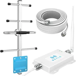 Cell Phone Signal Booster 4G LTE 5G Cell Signal Booster Band 12/17 AT&T Cell Phone Booster for Home T Mobile Cricket US Cellular FCC Approved