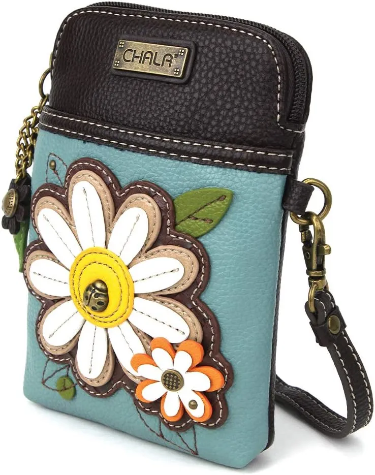 CHALA Crossbody Cell Phone Purse | Women's Multi-Color Wristlet Handbags with Adjustable Strap