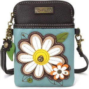 CHALA Crossbody Cell Phone Purse | Women's Multi-Color Wristlet Handbags with Adjustable Strap