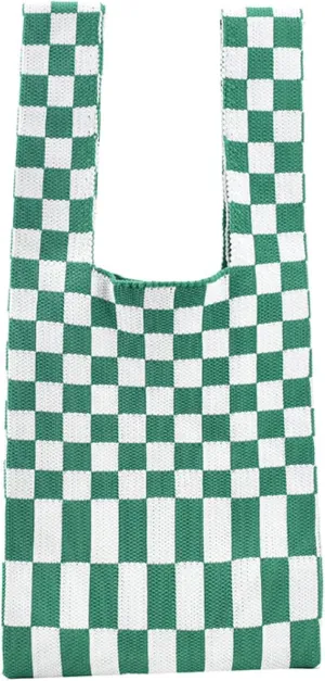 Checkered Flag Tote Bag - Chess, Racing, GroceryBag