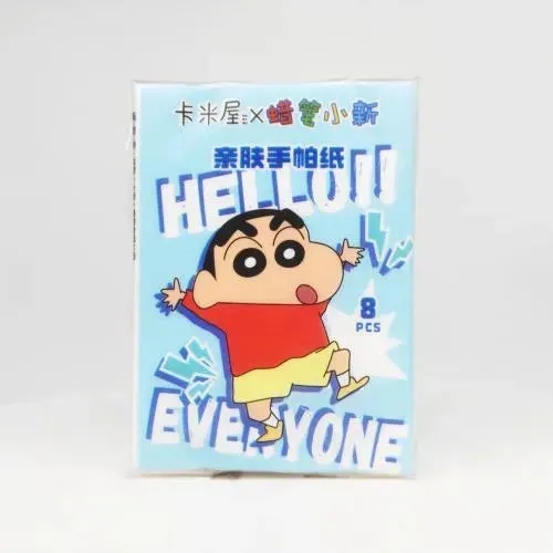 Cheeky Crayon Shinchan Pocket Wipes (Pack of 6)