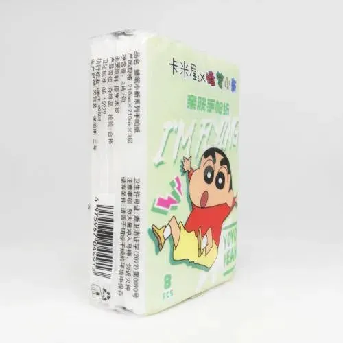 Cheeky Crayon Shinchan Pocket Wipes (Pack of 6)