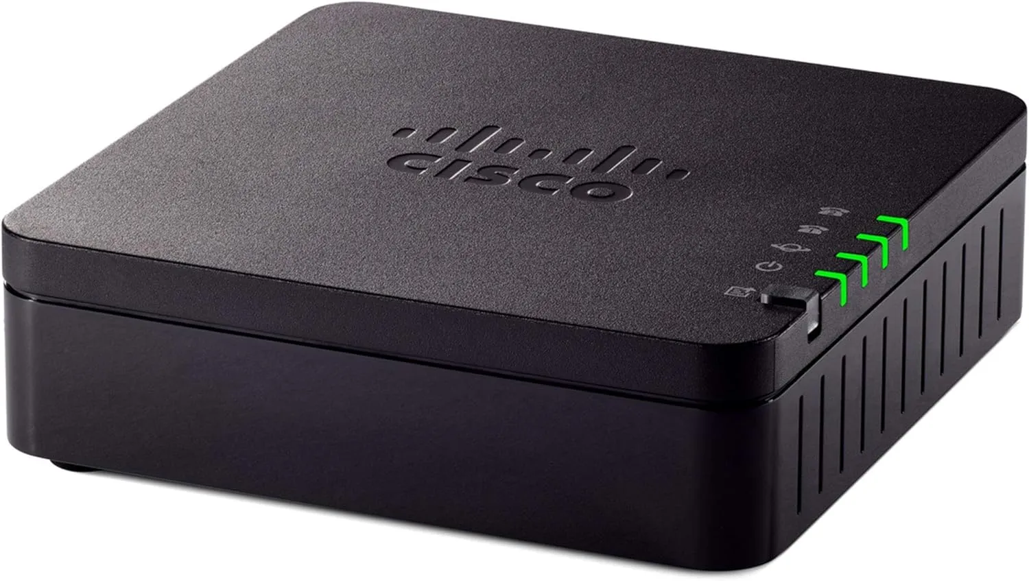 Cisco ATA 192 Multiplatform Analog Telephone Adapter, 2-Port Handset-to-Ethernet Adapter, 1-Year Limited Hardware Warranty (ATA192-3PW-K9) (Renewed)