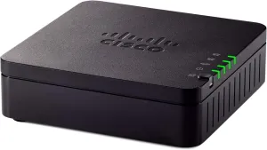 Cisco ATA 192 Multiplatform Analog Telephone Adapter, 2-Port Handset-to-Ethernet Adapter, 1-Year Limited Hardware Warranty (ATA192-3PW-K9) (Renewed)