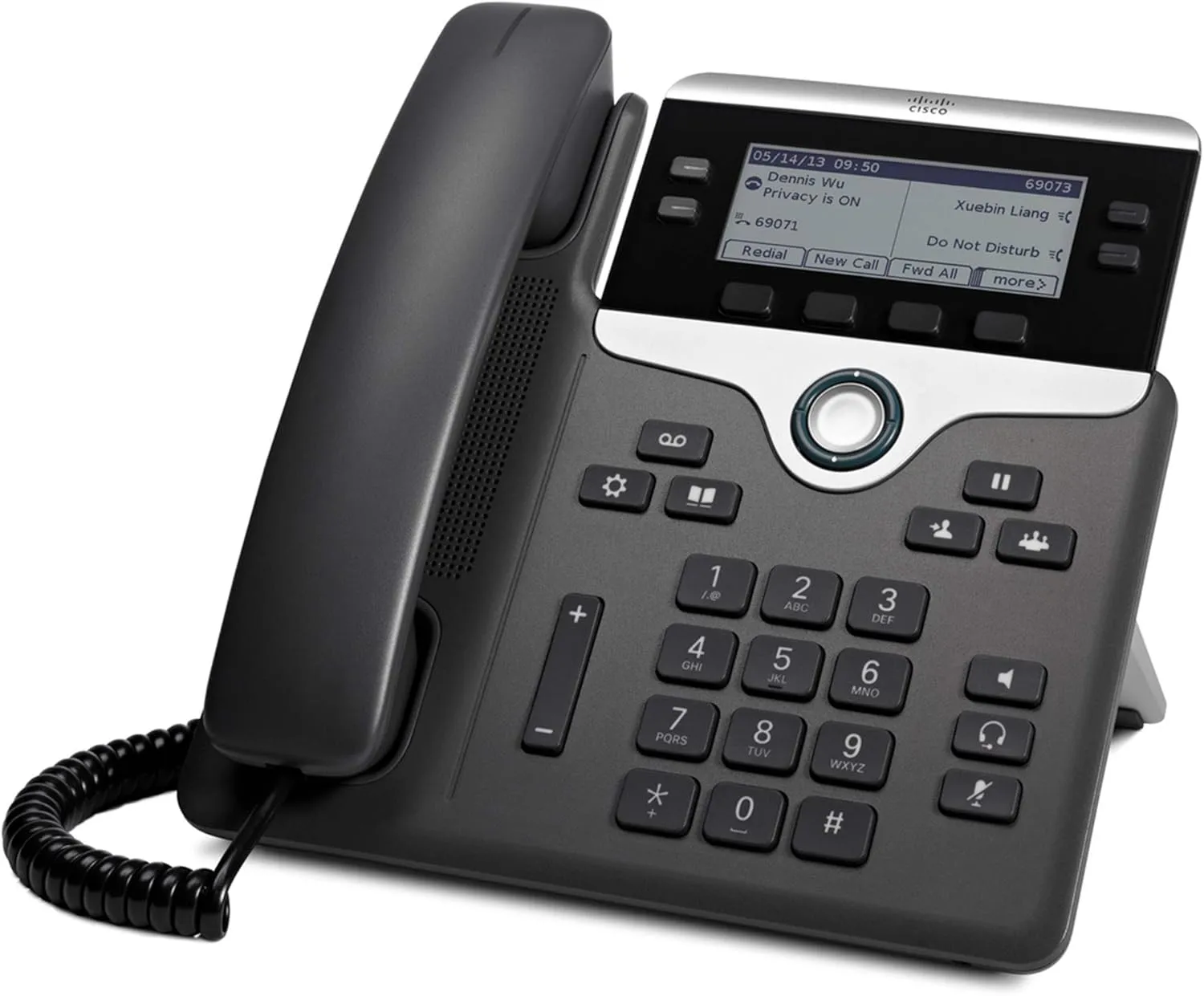 Cisco CP-7841-K9= 7800 Series Voip Phone (Power Supply Not Included), black