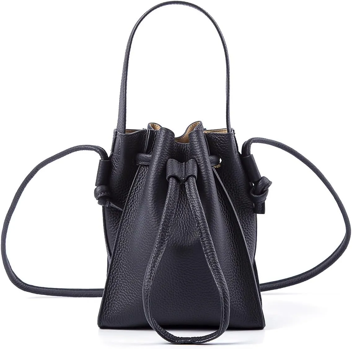 Classic Drawstring WomenuBucket Shoulder Bag