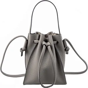 Classic Drawstring WomenuBucket Shoulder Bag